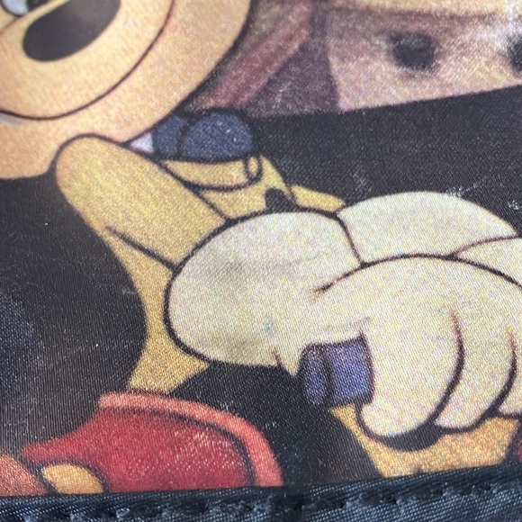 DISNEY 2012 Mickey Minnie messenger style bag w/glittery hearts and long strap. - Picture 6 of 6